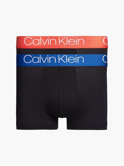 Calvin Klein Underwear HU745477 | Calvin Klein 2 Pack Férfi Alsónadrág Fekete / Kék